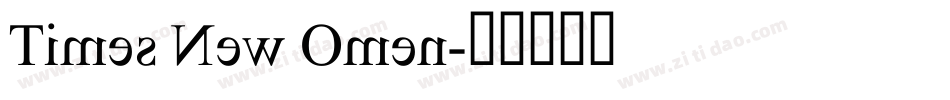 Times New Omen字体转换